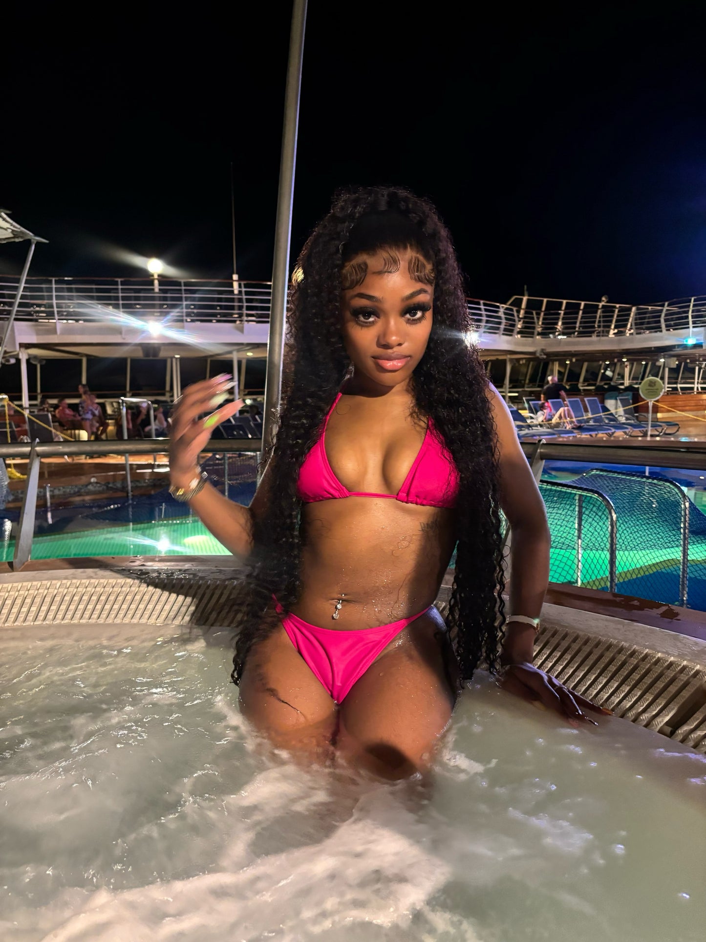 Japanese deep curly wig