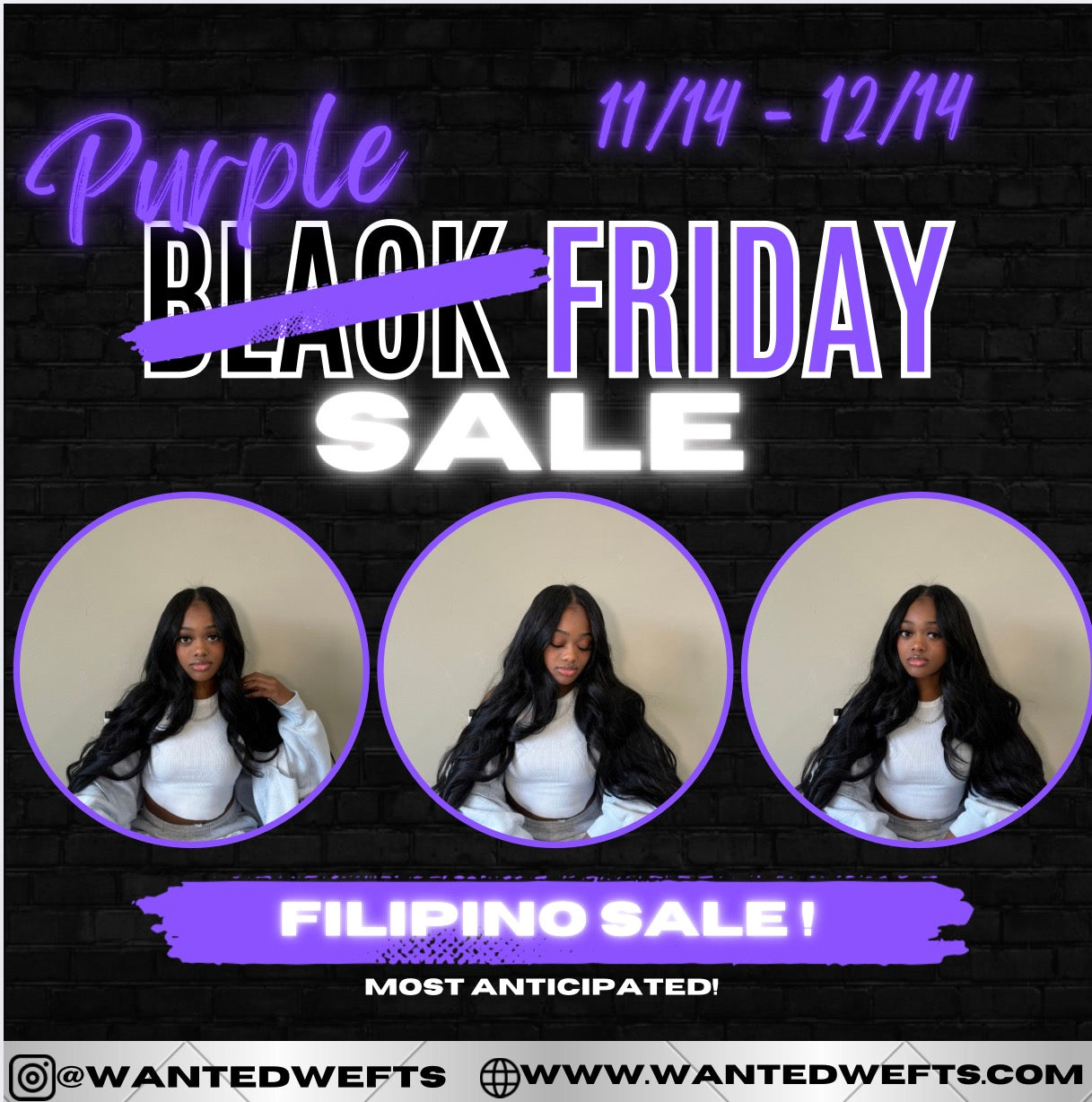 PURPLE FRIDAY SALE
