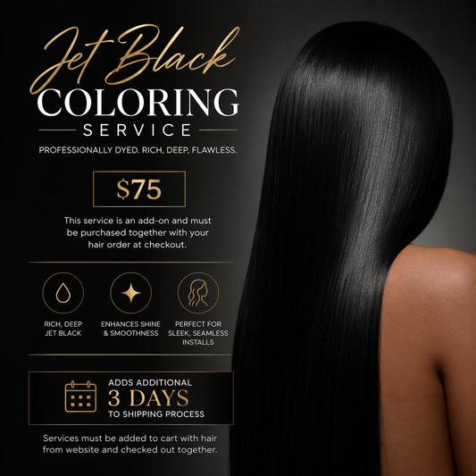 Jet Black Coloring Service